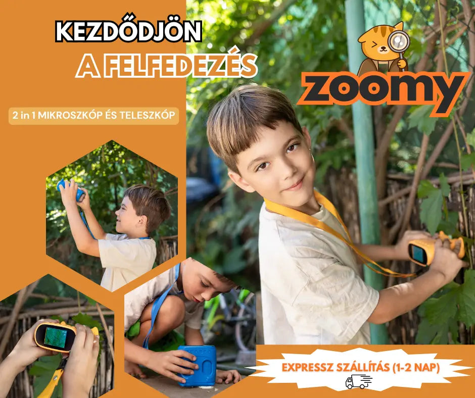 Zoomy™ 2in1 Mikroszkóp és Teleszkóp